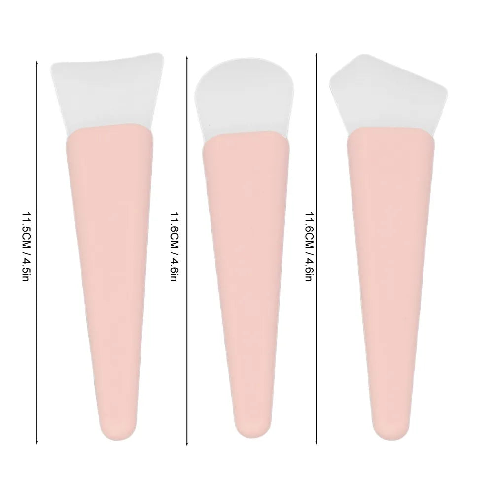 Soft Silicone Brush Applicator Lightweight Design Easy Clean Makeup Zpaxo