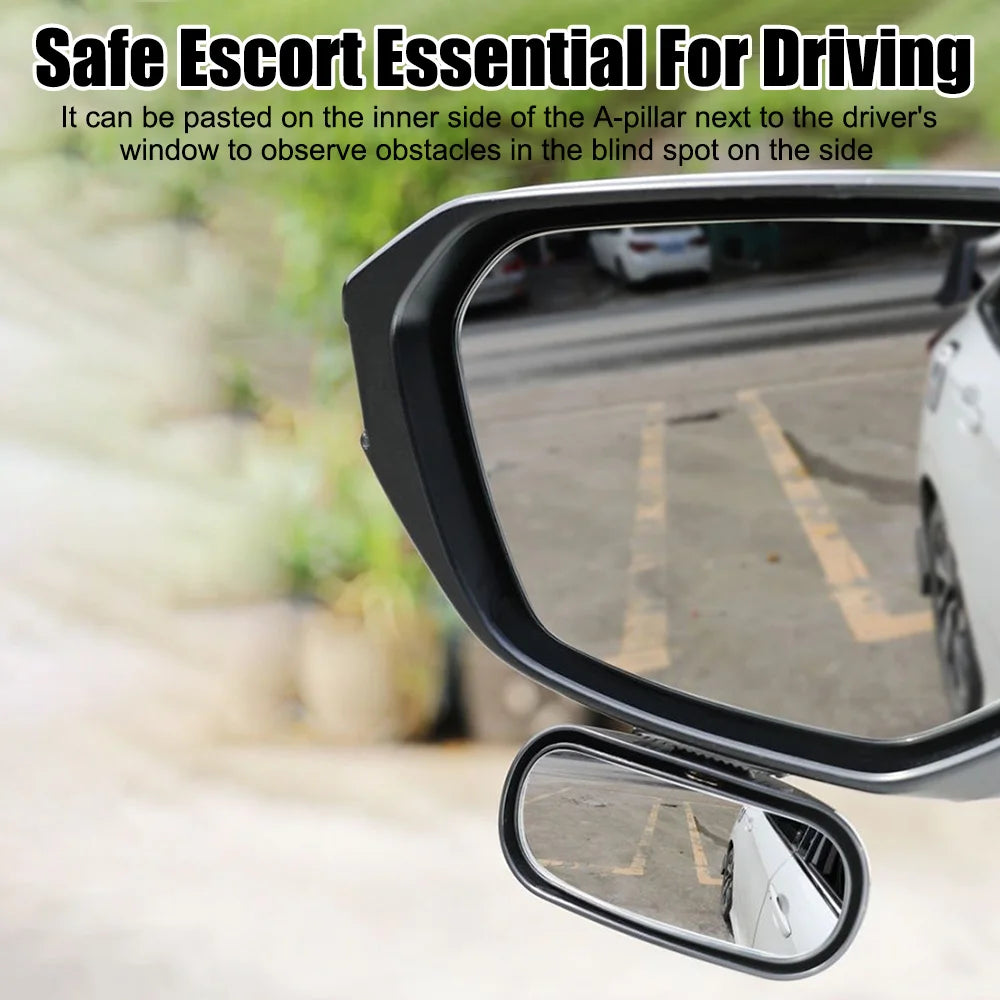 Reverse Blind Spot Car Mirror Auxiliary Rear View 360 Adjustable