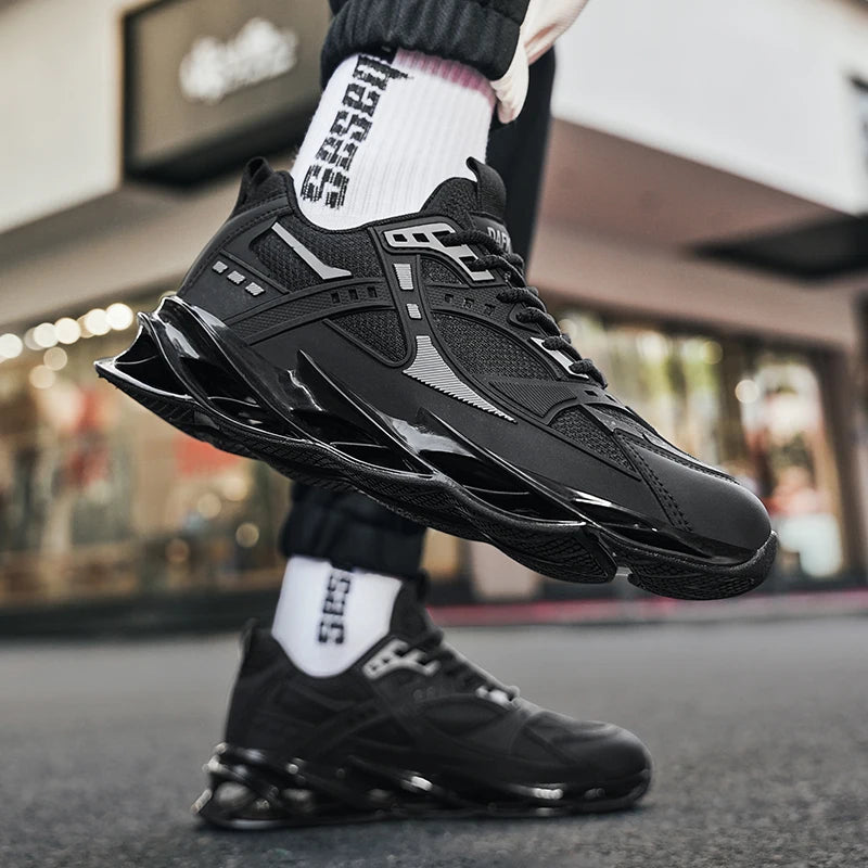 Men's Casual Sneakers Luxury Trainer Shoes Breathable Race Running