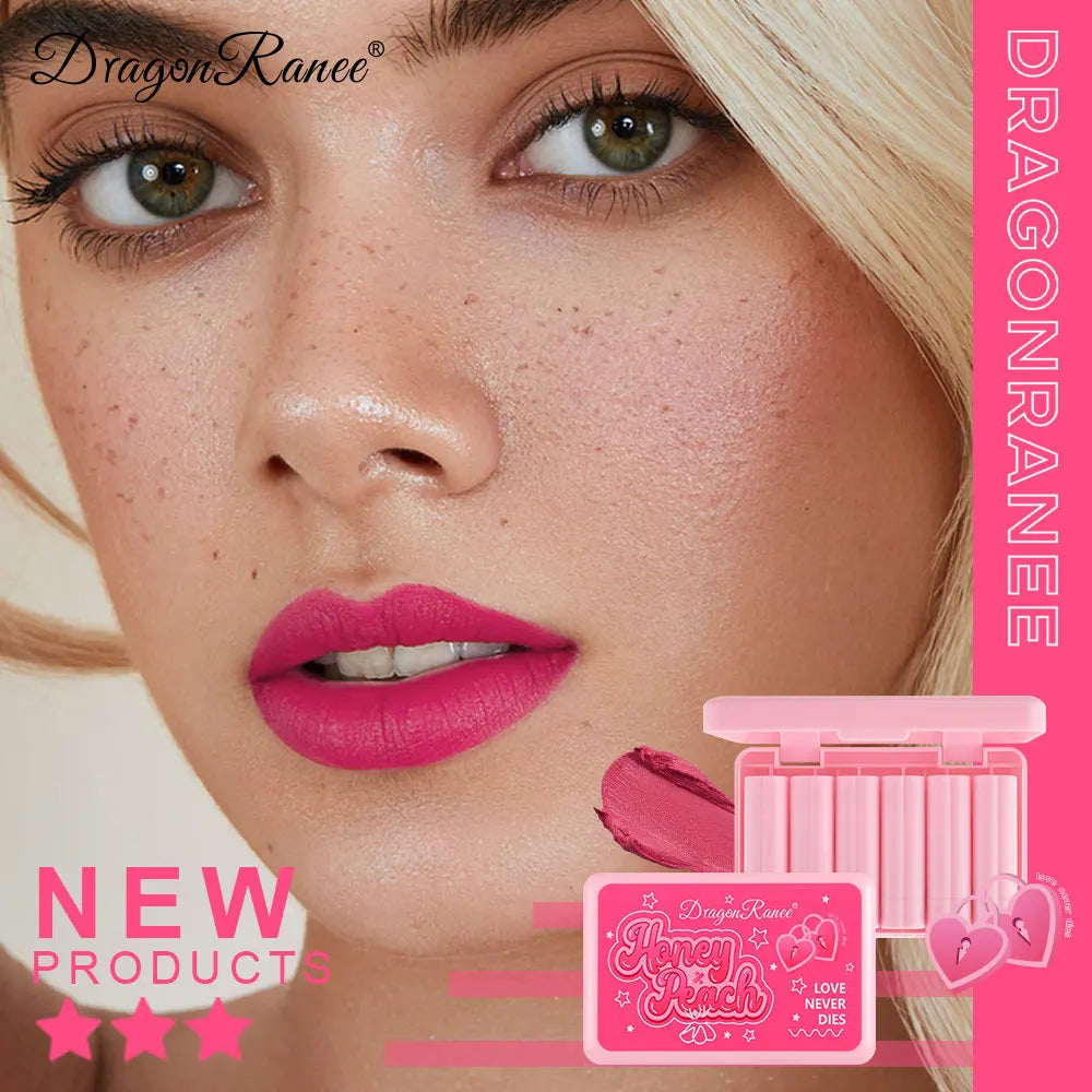 Matte Lipstick Set, Non-Stick, Easy to Apply, Waterproof Lipstick, Velvet Texture Lipstick, 6-Piece Lipstick Set Zpaxo