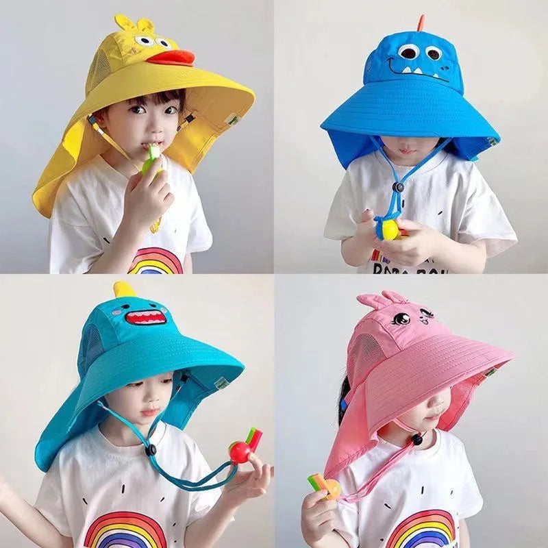 Sun Hat UPF 50+ UV Protection Fisherman Cap Toddler Boys Girls Summer
