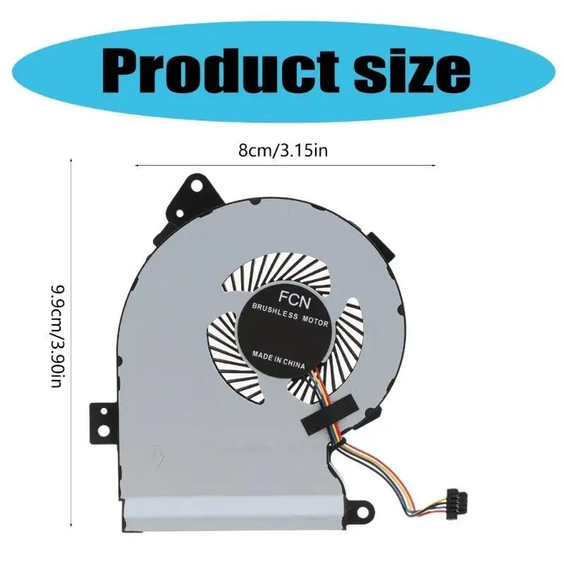 652F Original & New Laptop Cooling Fan CPU GPU Cooling Radiator for X540SA VM520U X540S X540SC X540LA X540LJ X540YA X540 Zpaxo