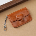Heart-shaped Coin Purse Multiple Compartments Card Slots Portable