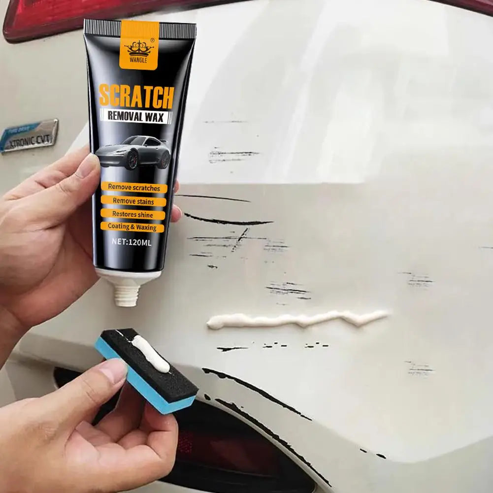 Car Paint Scratch Remover & Repair Wax Kit 120g | With Sponge Car Scratch Repair Wax Zpaxo