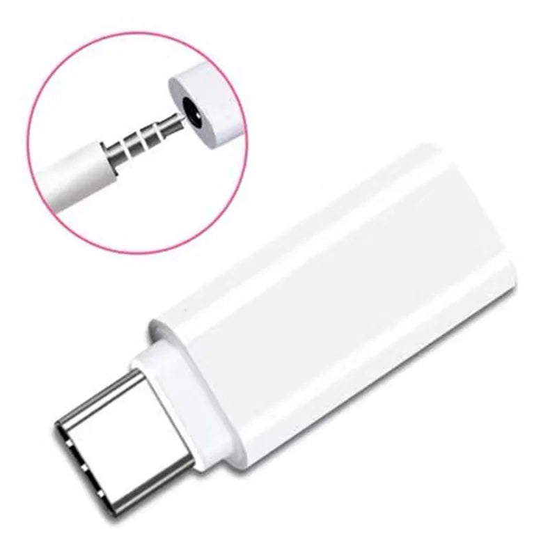 1- USB Type-c Headphone Adapter 3 Jack USB-C OTG Huawei Honor Redmi Zpaxo