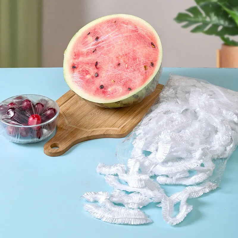 Food Storage Covers Home Foods Freshing Seal Elastic Plastic Wrap