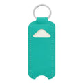 Pu Leather Chapstick Pouch Keys Ring Lipstick Lip Gloss Bag Keychain Zpaxo Coffee