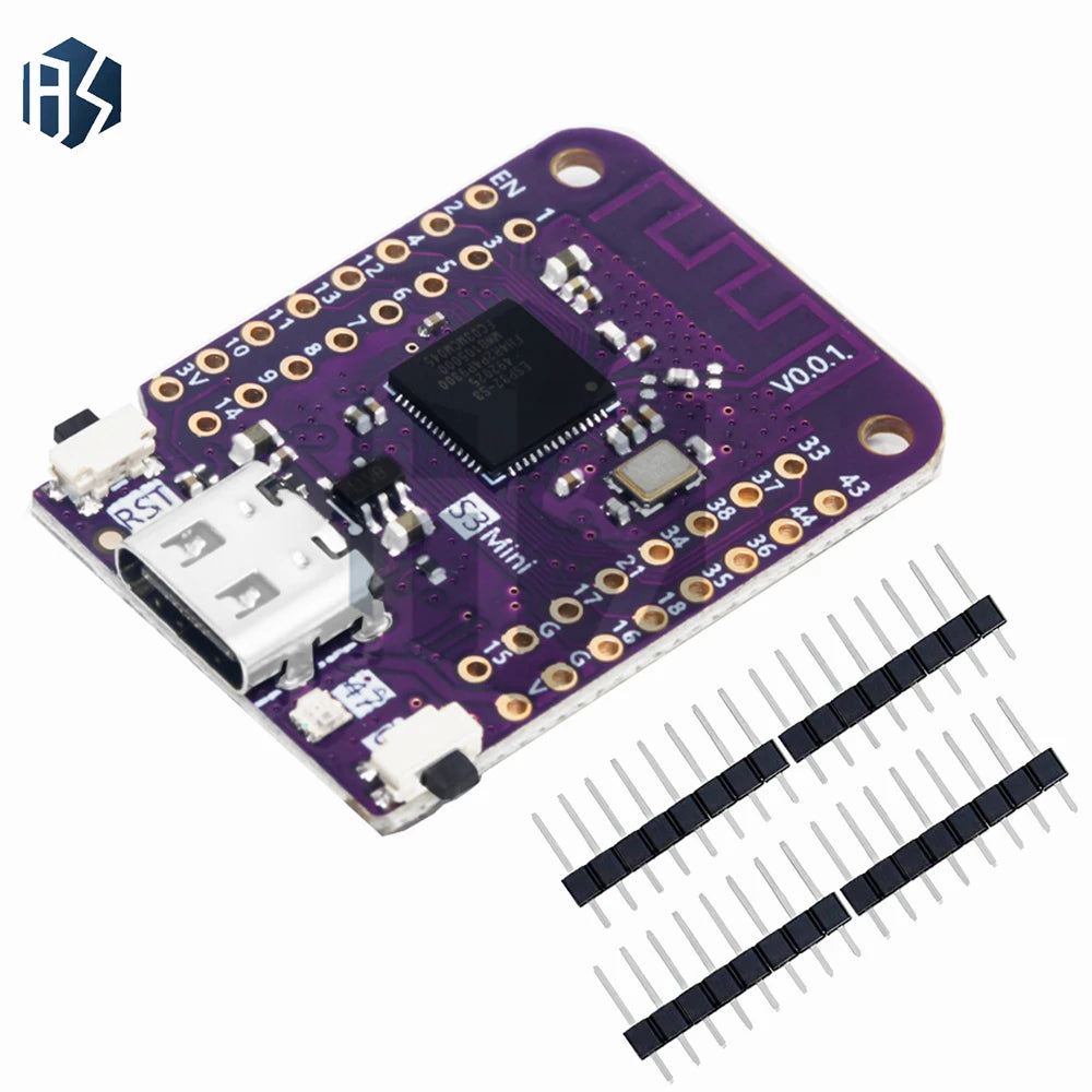LOLIN ESP32-S3 Mini V1.0.0 4MB Flash 2MB PSRAM WiFi Bluetooth IoT Board for Arduino MicroPython Zpaxo