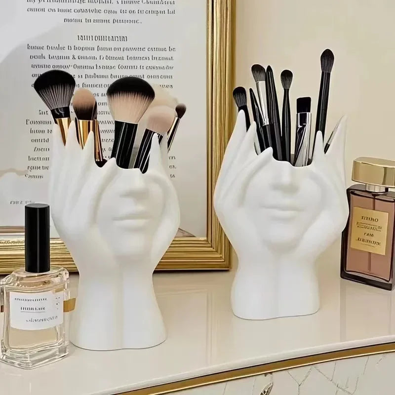 Human Body Art Silicone Pen & Makeup Brush Holder | Desk Organizer Desk Organizer Zpaxo