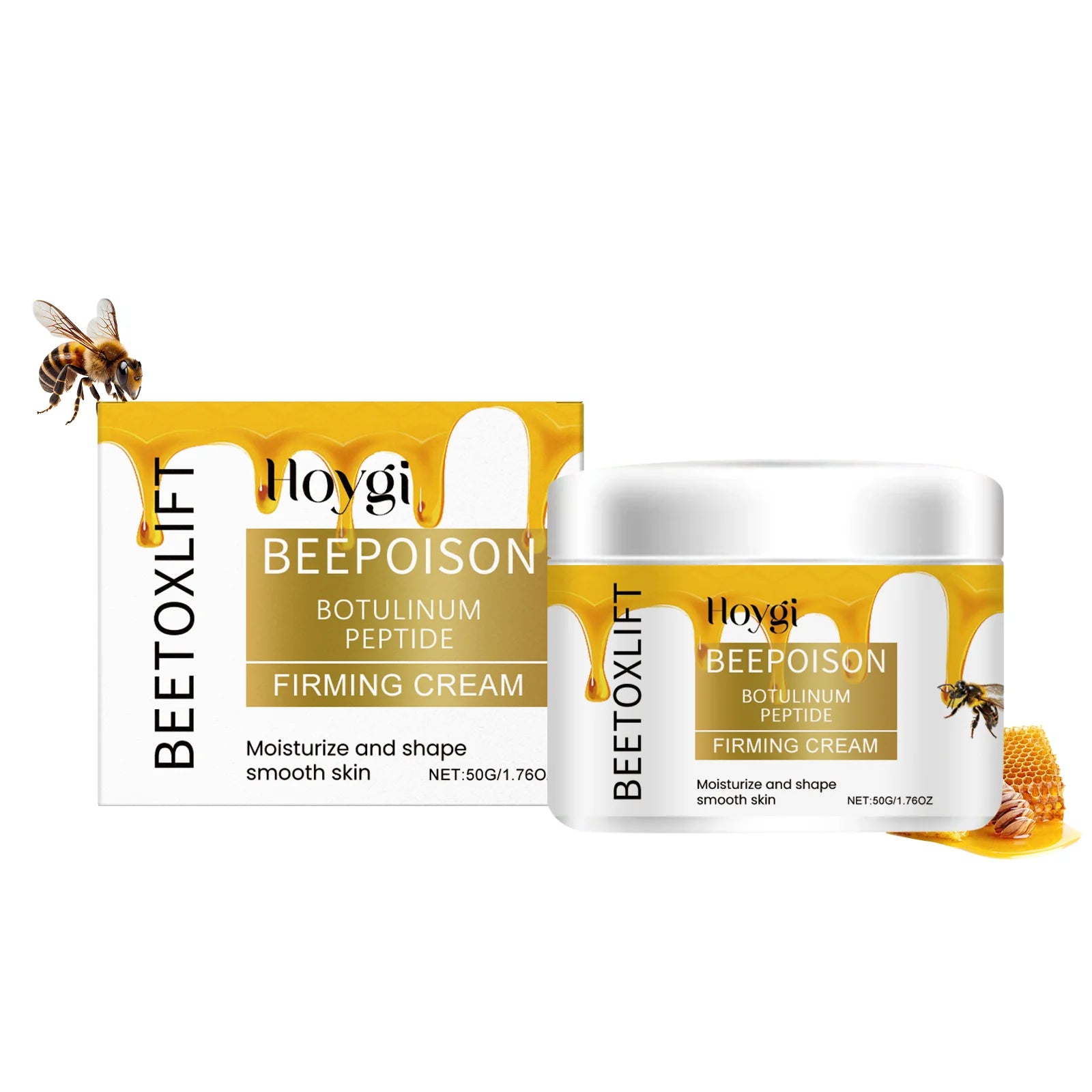 Hoygi Bee Venom Cream – Anti-Wrinkle Firming Moisturizer Anti-Aging Face Cream Zpaxo 50g boxed