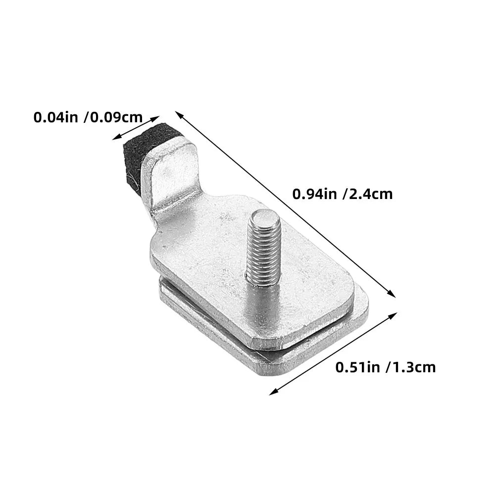 Heavy Duty Iron Curtain Track End Stops Secure Smooth Glide Plug