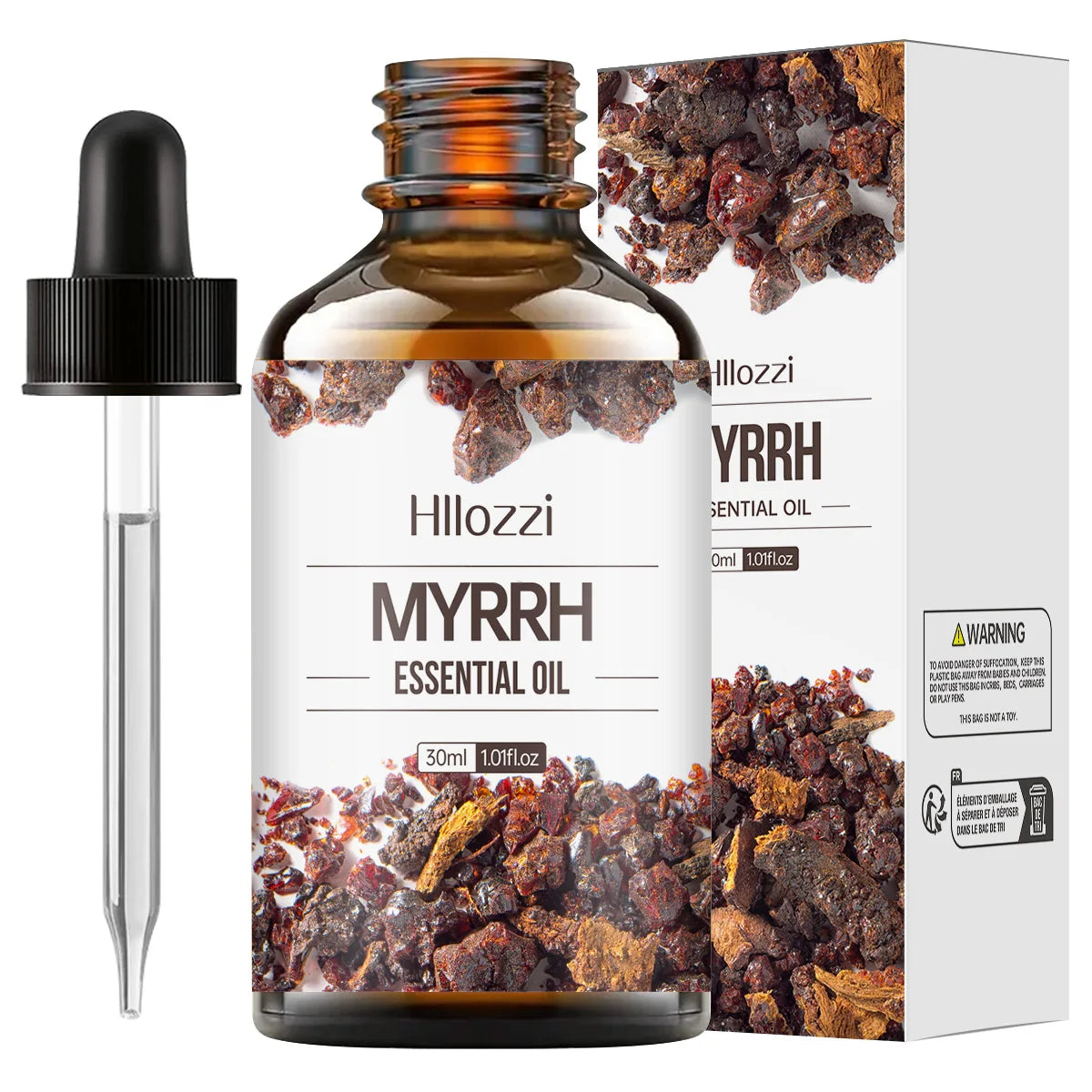 MYRRH ESSENTIAL OIL a high-quality moisturizing nourishing massage oil with a refreshing scent, suitable for all skin types Zpaxo 30ml MYRRH Other