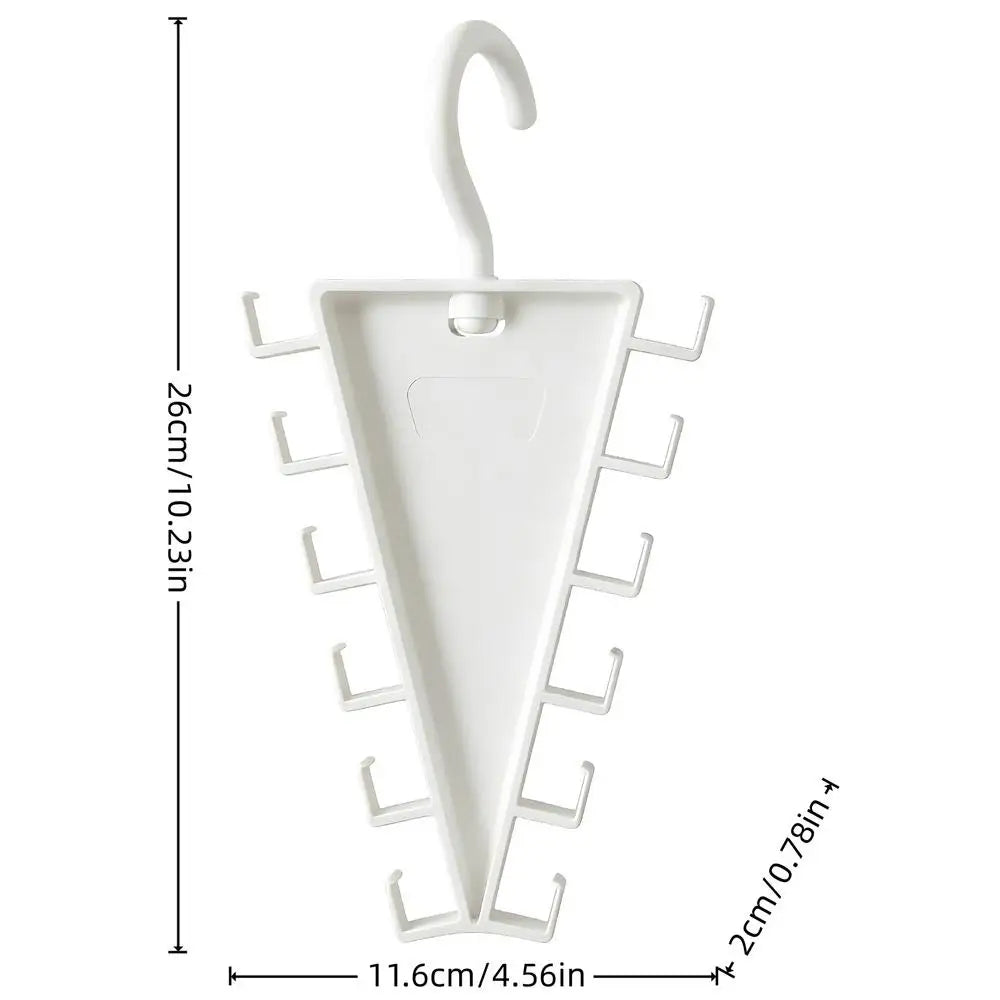 Space Saving V Shape Hangers Non Slip Multi Hook Closet Organizer