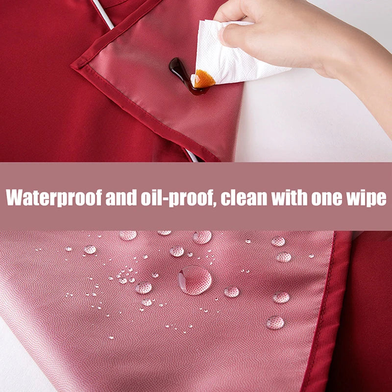 Fashionable Slim Waistcoat Apron Waterproof Waist Strap Solid Zpaxo