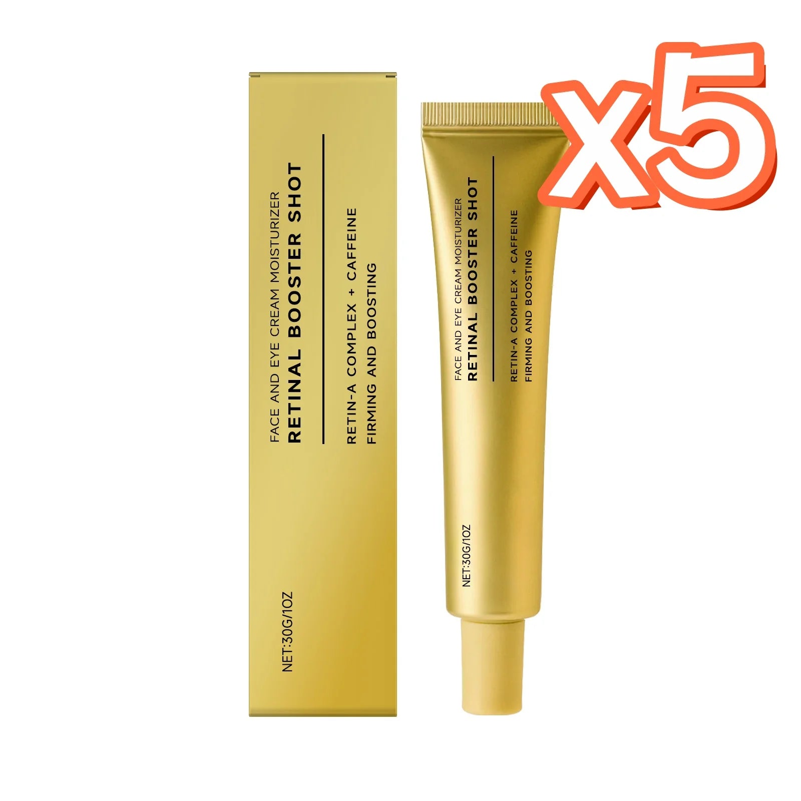 Retinol Face Cream – Dark Spot Fader, Lifting & Skin Barrier Repair Retinol Face Cream Zpaxo 30g Boxed x 5