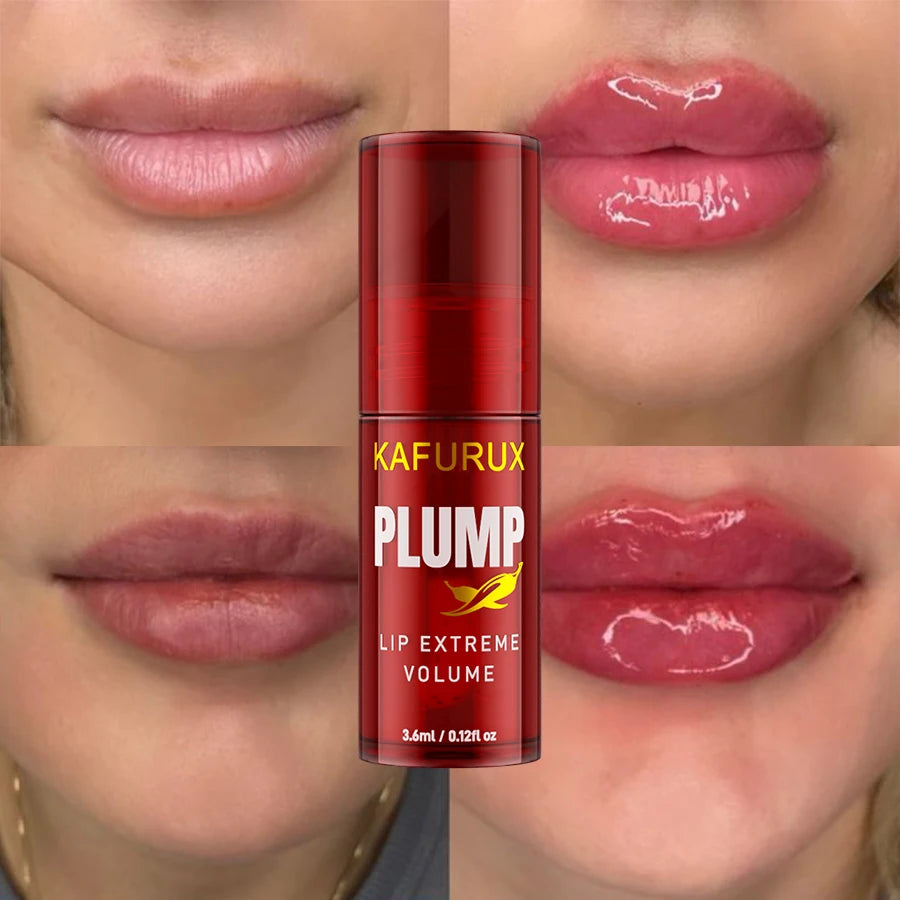 Chili Pepper Lip Plumper Oil Long Lasting Moisturizing Gloss Serum