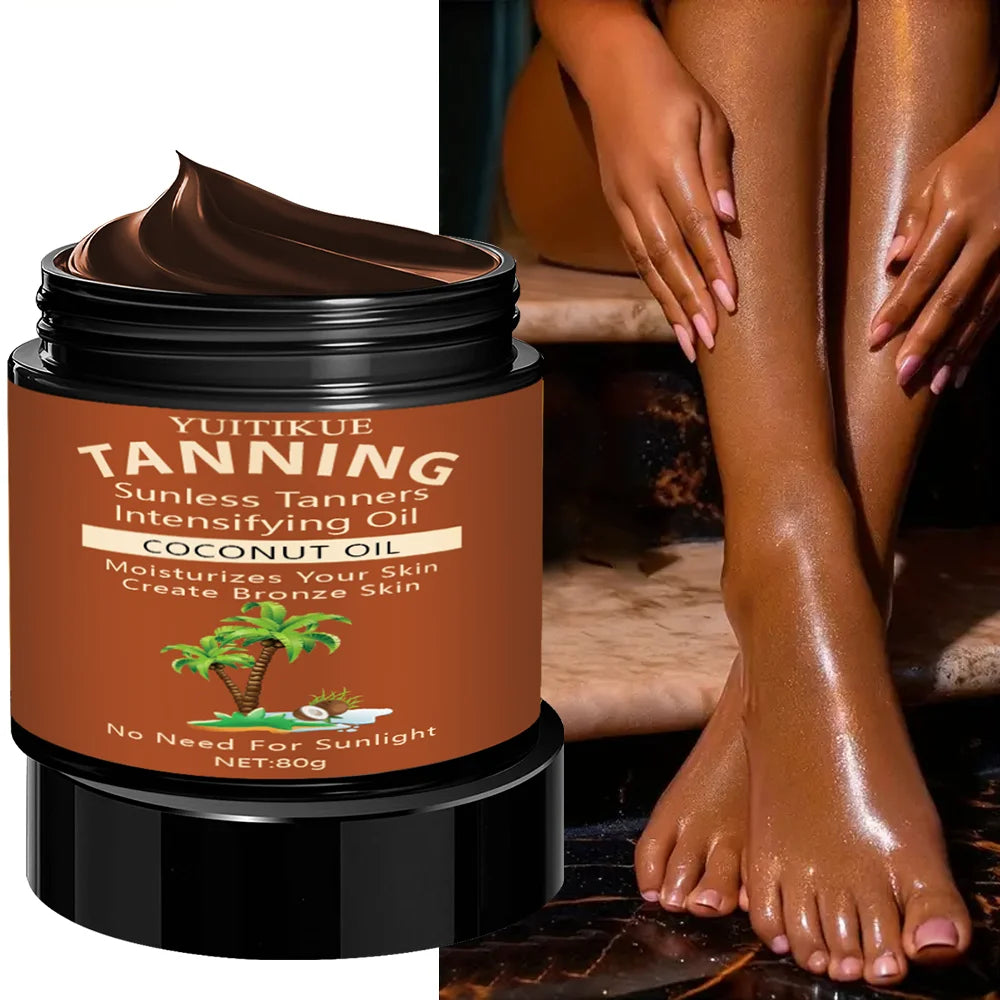 YUITIKUE Sunless Self Tanning Cream | Natural Glow Bronzer 80g Self Tanning Cream Zpaxo Default Title