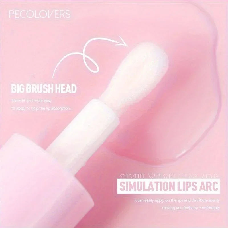 Translucent Glass Mirror Moisturizes Lip Oil Hydrating Mirror Lips Desalination Tender Moisturizing Repair Lip Gloss Zpaxo