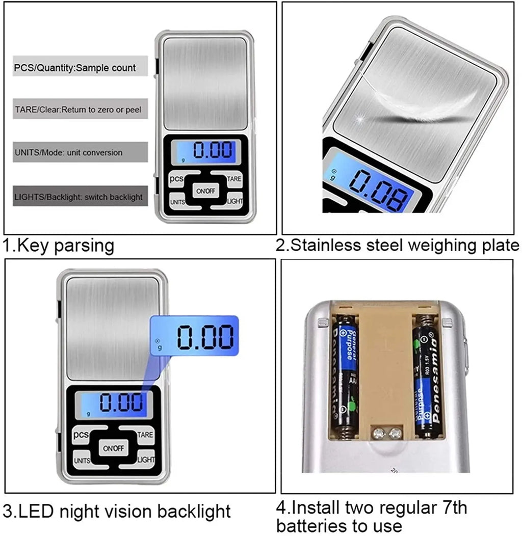 Mini Scale X Accuracy Electronic Digital Precision Jewelry Scales