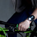 Portable XPE LED Wrist Flashlight USB Rechargeable Waterproof Light