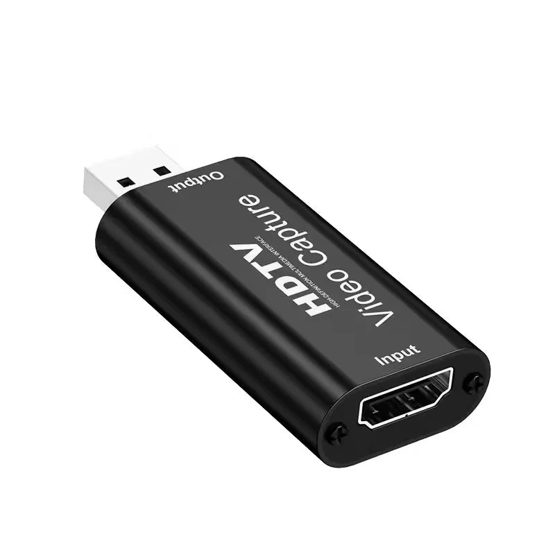 Video Capture Card Output 1080P Input 30Hz 30fps HDMI-Compatible Live Streaming Capturer USB 2.0 Grabber For Recorder Game Audio Zpaxo