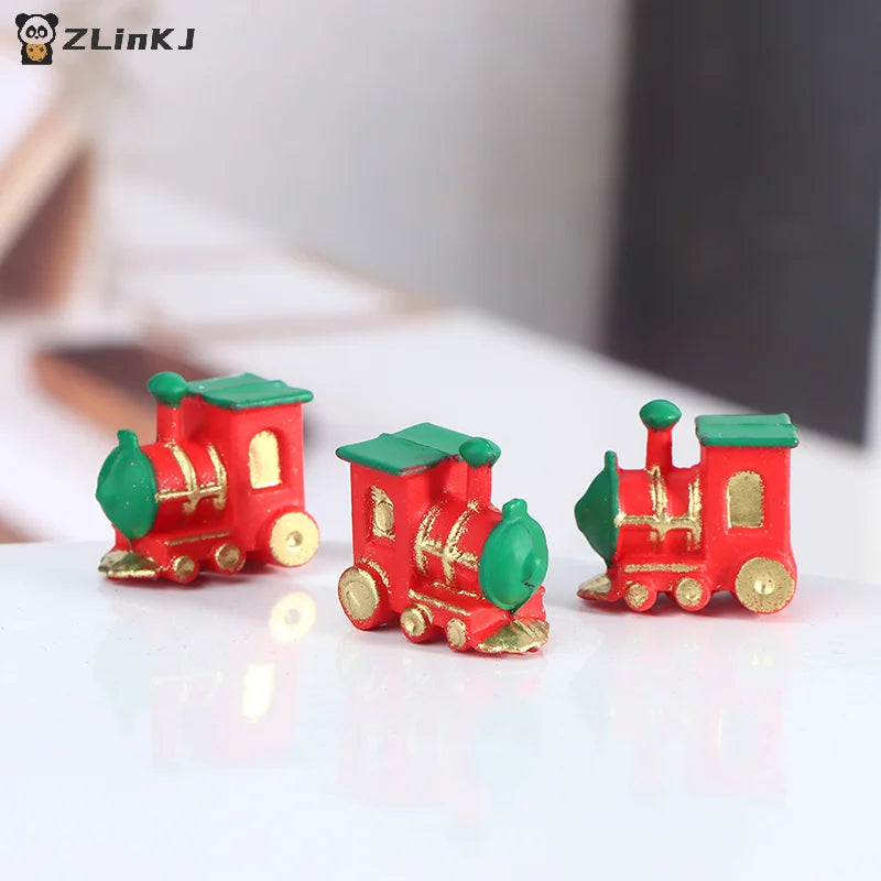 ▶1Pc 1:12 Dollhouse Miniature Mini Small Train Model Decor Accessories Toys Zpaxo