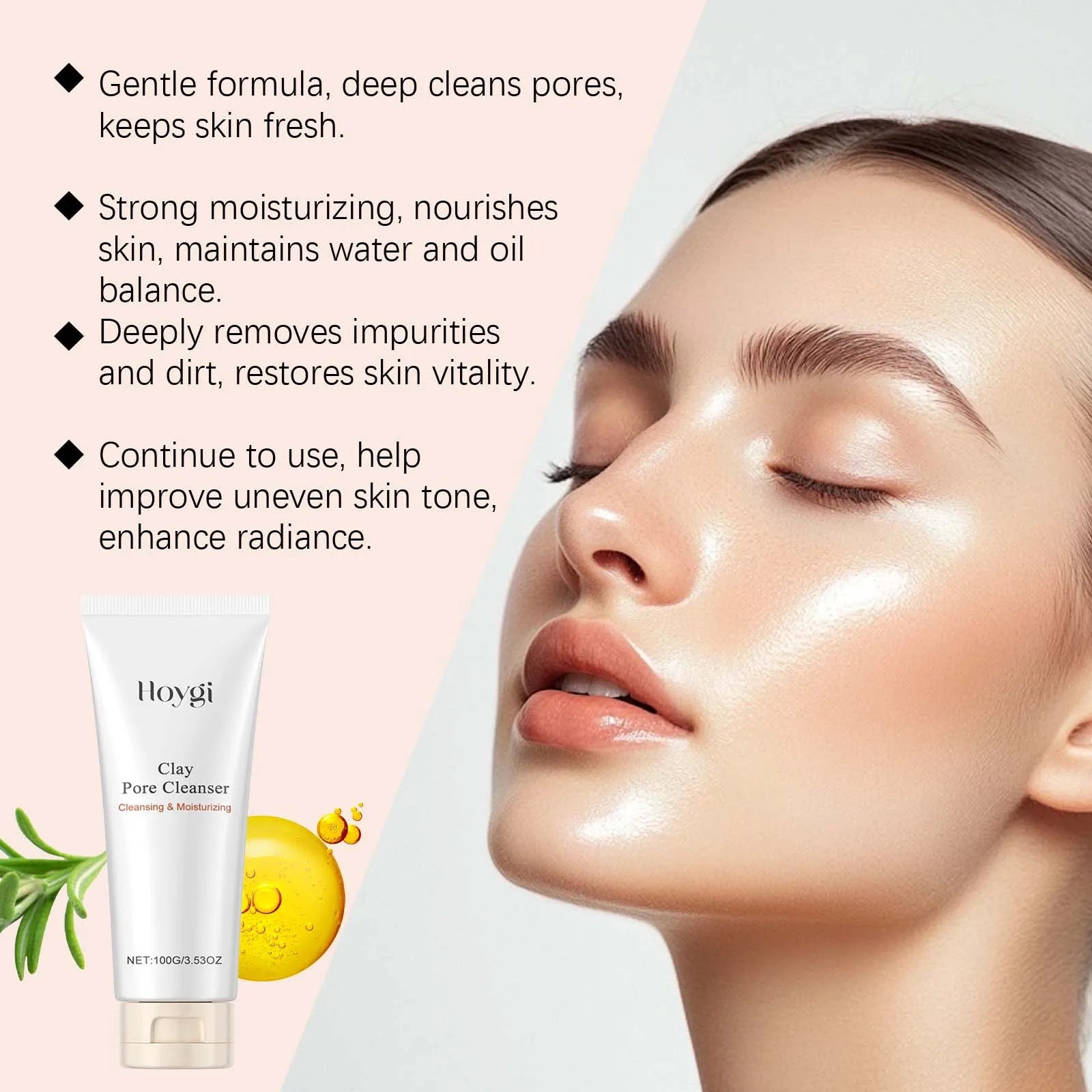 Hoygi Pore Cleansing Face Wash – Oil Control & Brightening Facial Cleanser Zpaxo