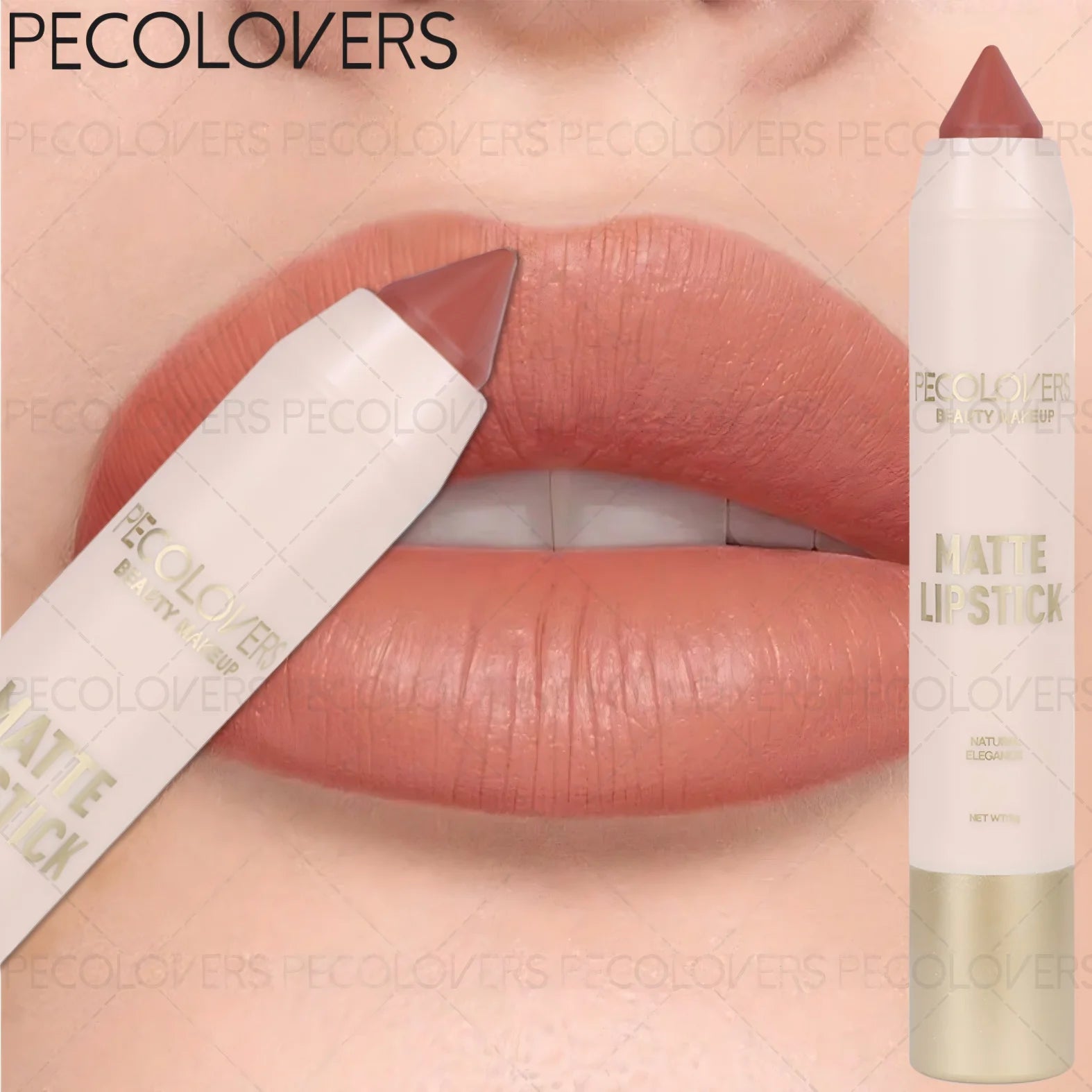 Silky Velvet Lipstick Sexy Red Waterproof Lasting Plump Lip Glaze Natural Outline Moisturizing Lip Gloss Makeup Lipliner Pen Zpaxo
