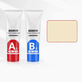 Tile Repair Agent Kit Paste Tile Ceramic Porcelain Repair Marble Floor Toilet Washbasin Crack Damage break fracture caulk Repair Zpaxo ivory-white