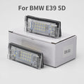 2x Error Free LED Number License Plate Light For BMW E39 5D 5 Door Wagon Touring Zpaxo For BMW E39 5D 4300K