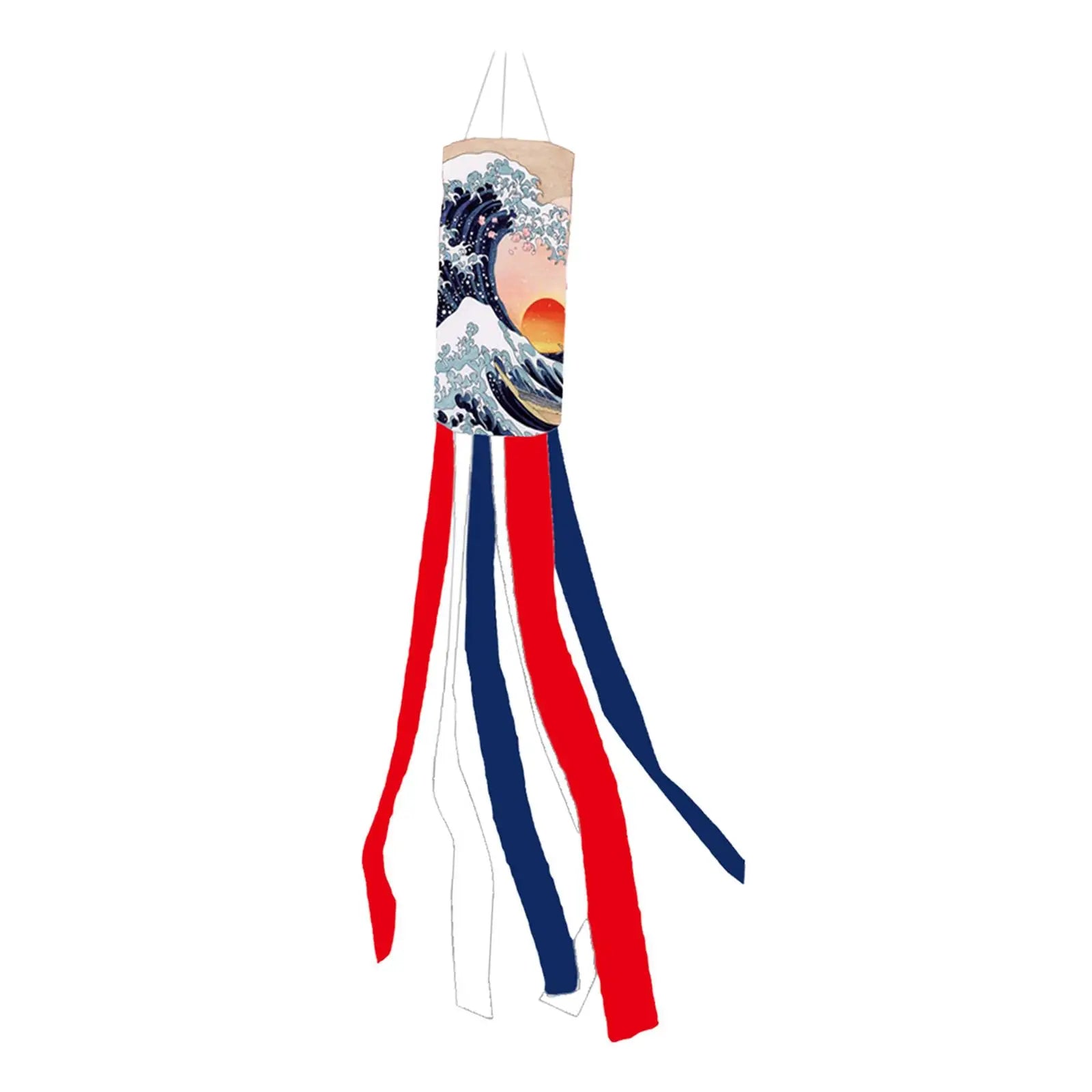 Carp Japanese Wind Pipe Flag Polyester Creative Hanging Decorations for Sushi Bar Restaurant Home Festival Outside Gifts Zpaxo A