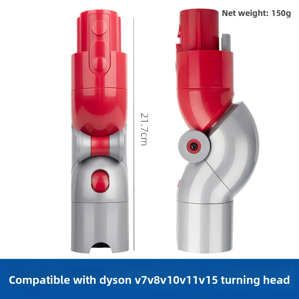 Swivel Steering Bottom Conversion Head Universal Adapter Connector Compatible with Dyson V7 V8 V10 V11 Cordless Vacuum Suction H Zpaxo