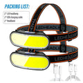 KDULIT COB LED Headlamp – USB Rechargeable, 5 Modes, Waterproof