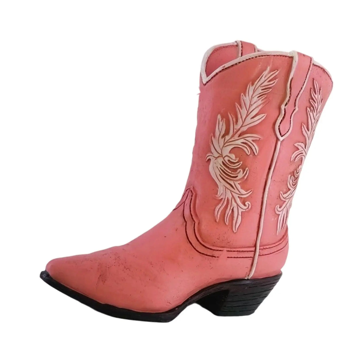 Vintage Resin Vase Boot Planter Cowgirl Modern Creative Art Unique Zpaxo Pink