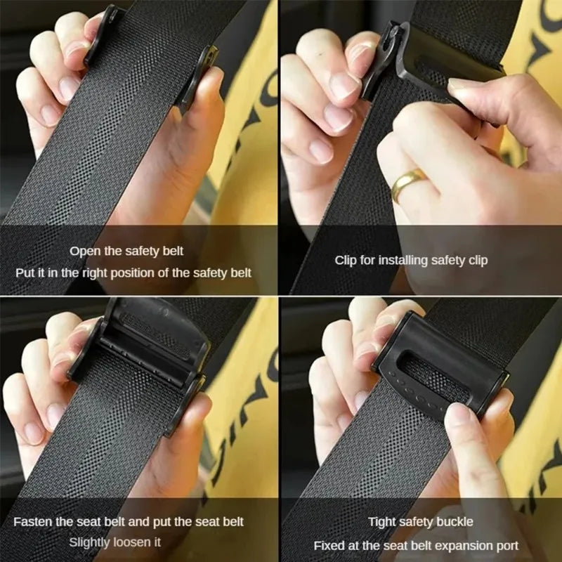 Universal Car Seat Belt Clip Anti-slip Buckle Simple Secure Fastener