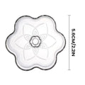 Fish Tank Feeder Aquarium Clear Dish Tray Shrimp Suction Cup Flower Shaped Shrimp Bowl Feeder Tube for Fish Tank Feeder Tray Zpaxo C