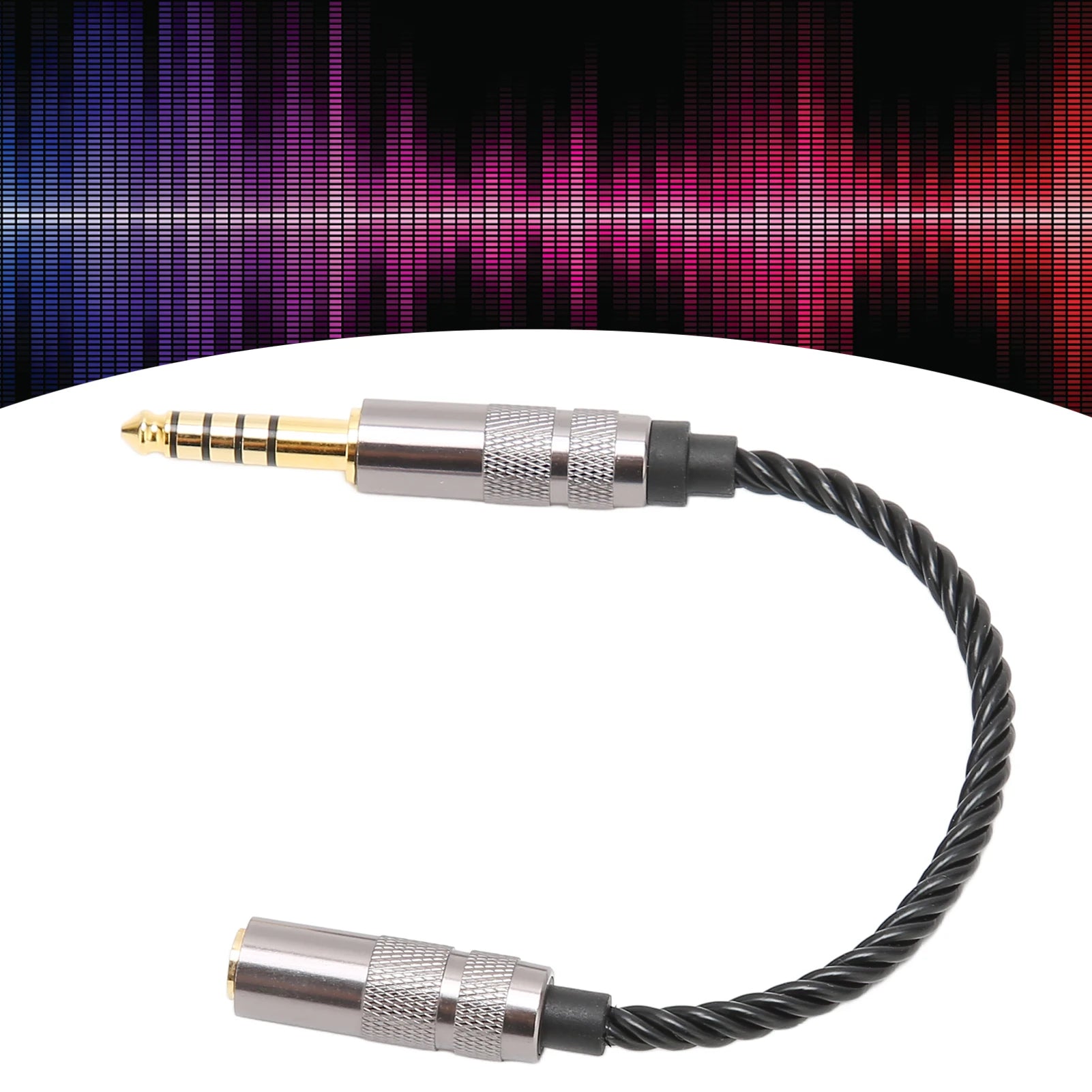 Headphone Adapter Cable Gold Plated Balanced Male Stereo Female Cord