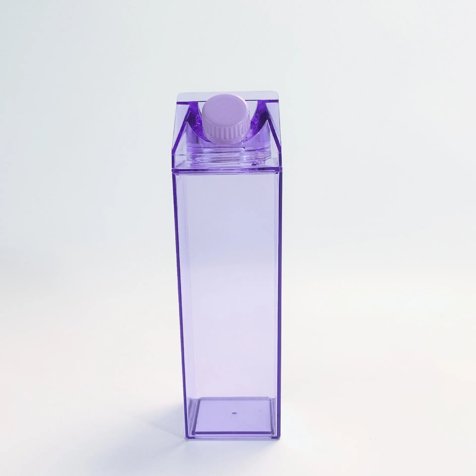 500ml BPA-Free Clear Leakproof Sport Water Bottle – 17oz Reusable Water Bottle Zpaxo Purple 500ML