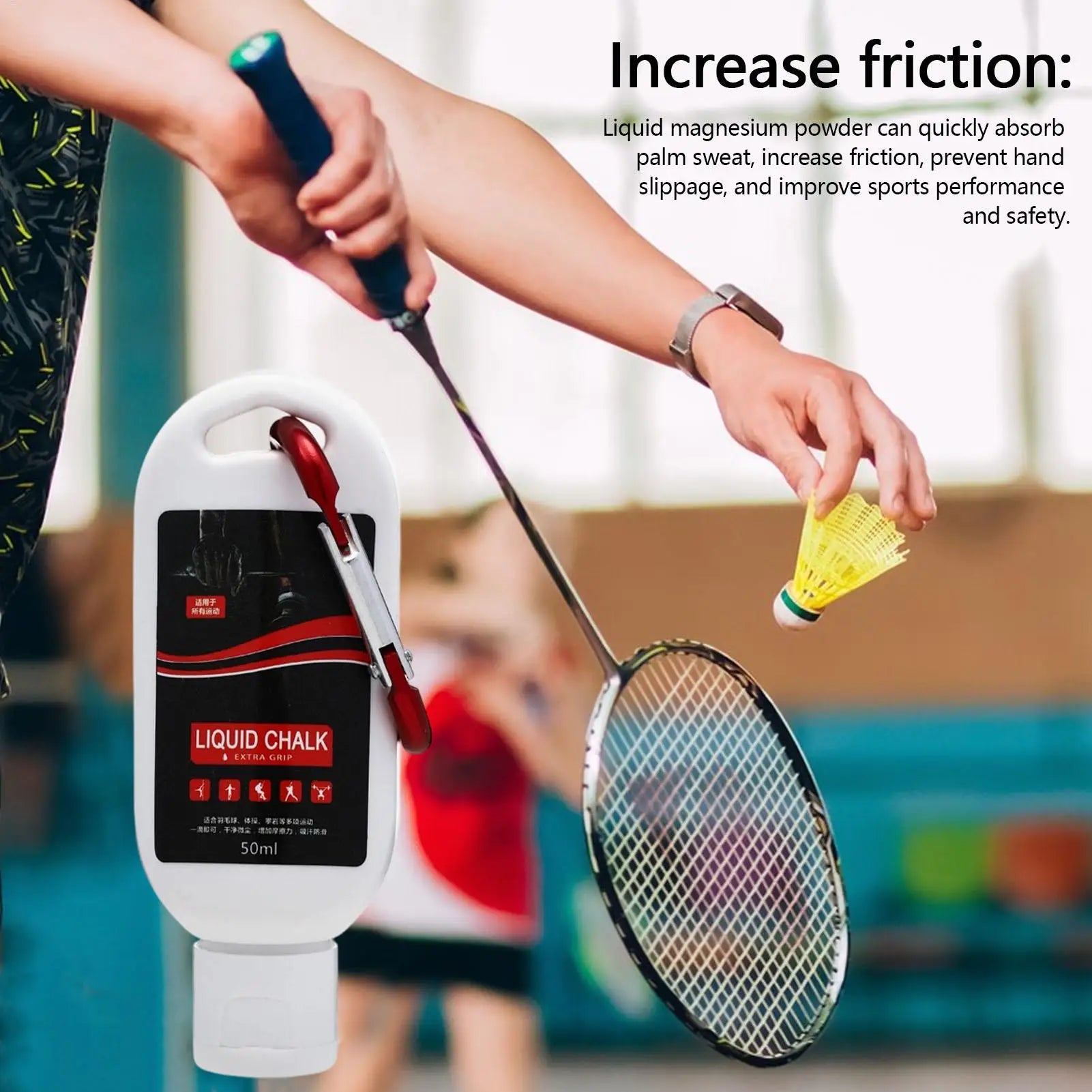 30ml/50ml/100ml Liquid Magnesium Powder Sweat-Resistant Workout Powder Anti-slip Cream Grip Weight Lifting Climbing Gym Sports Zpaxo