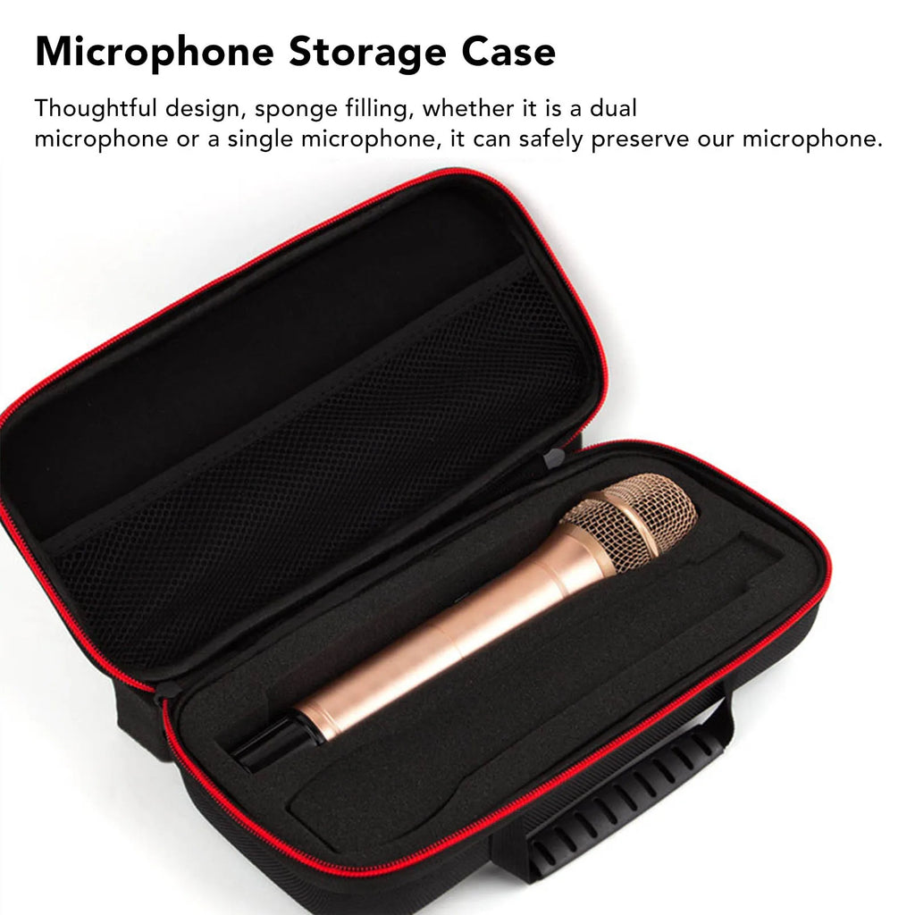 Microphone Storage Bag Box Shockproof Drop Proof EVA Wireless Case