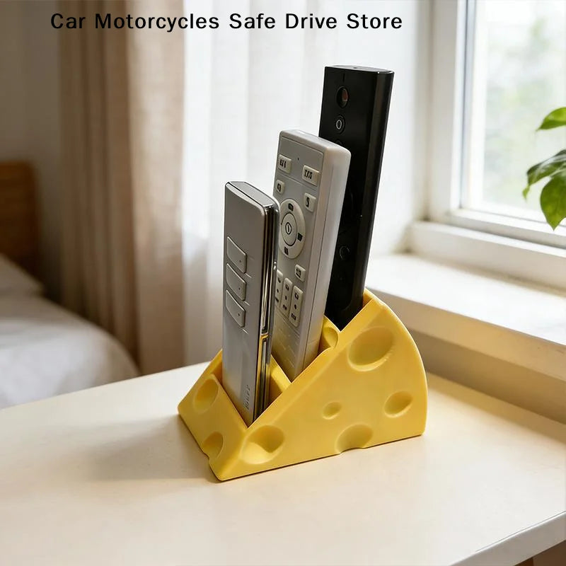 CMSundries Organizer Cheese Remote Control Storage Box 3 Grids
