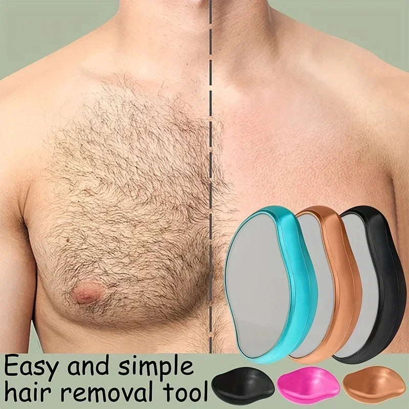 Eraser Depilator Leg Hair Crystal Epilator Hair Physical Hair Removal Eraser Glass Remover Painless Epilator Cleaning Reusable Zpaxo