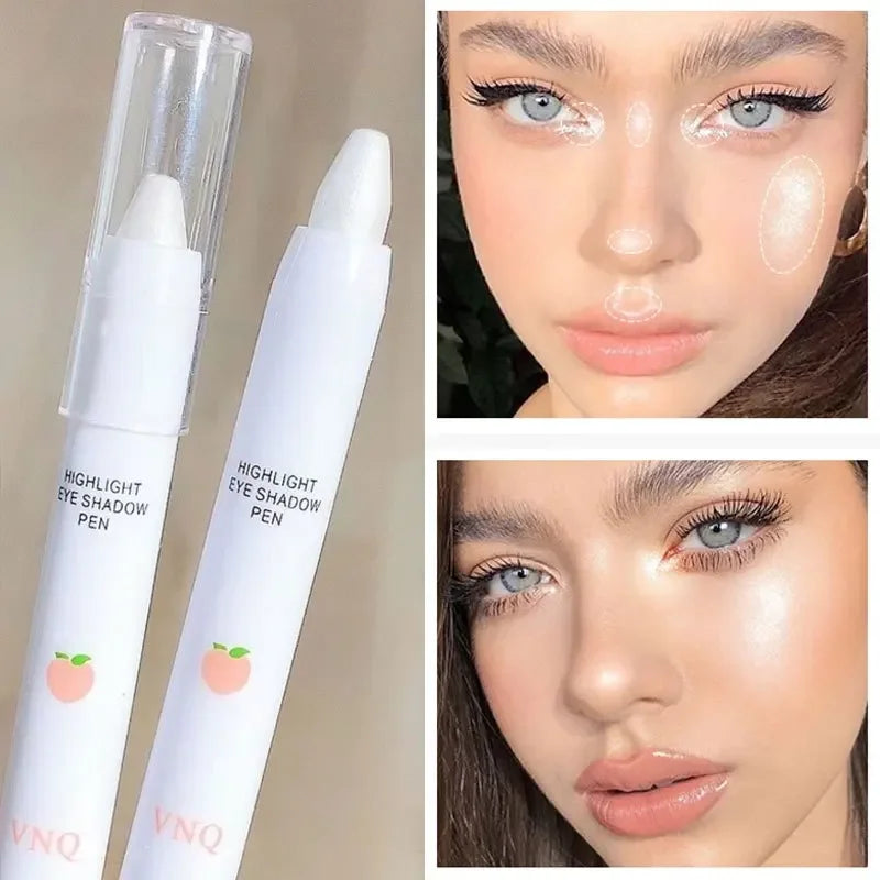1PC Highlight Waterproof and Sweatproof Glitter Eyeshadow Pencil Good Texture Durable Eye Shadow Stick Strobe Matte Highlighter Zpaxo