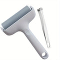 Brayer Roller & MAT Tweezers Remover Tool Set Craft Stamping Brayers for Cricut and T-Shirts Heat Transfer Projects Printing Zpaxo Light Grey