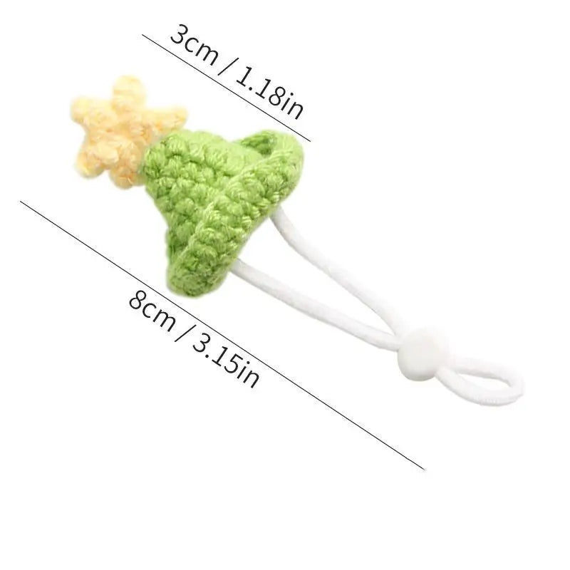 Handmade Knitted Pet Hat for Hamster, Parrot & Small Animals Pet Costume Hat Zpaxo A1