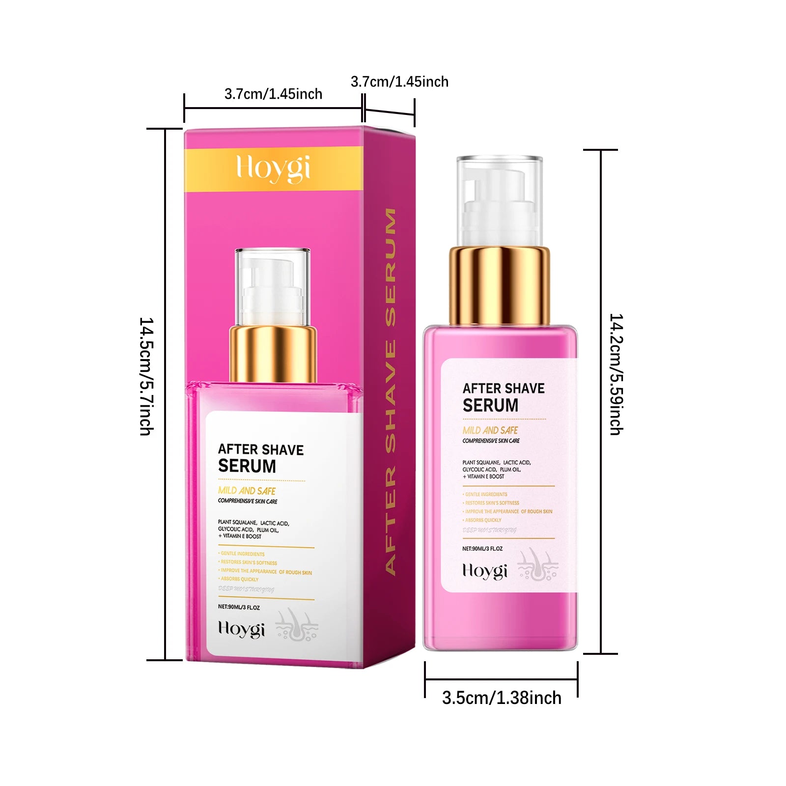 Hoygi After Shave Serum – Soothing Post-Shave Essence 90ml After Shave Serum Zpaxo