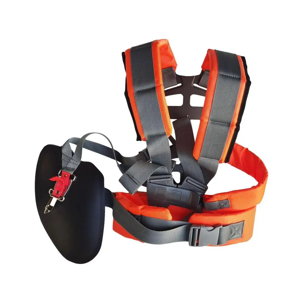 Double Shoulder Brush Cutter Harness Padded Adjustable Trimmer Strap