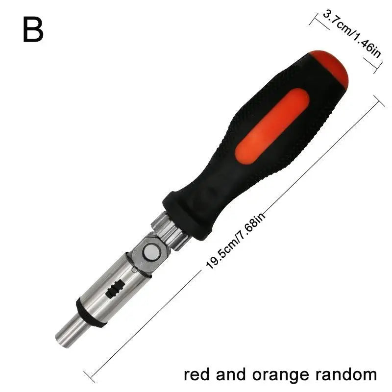 1 Hex Interface Multi-function Magnetic Bit Ratchet Screwdriver Angle Zpaxo B