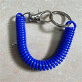 Spiral Coil Spring Keychain with Lobster Buckle – 1/2/4 Pack