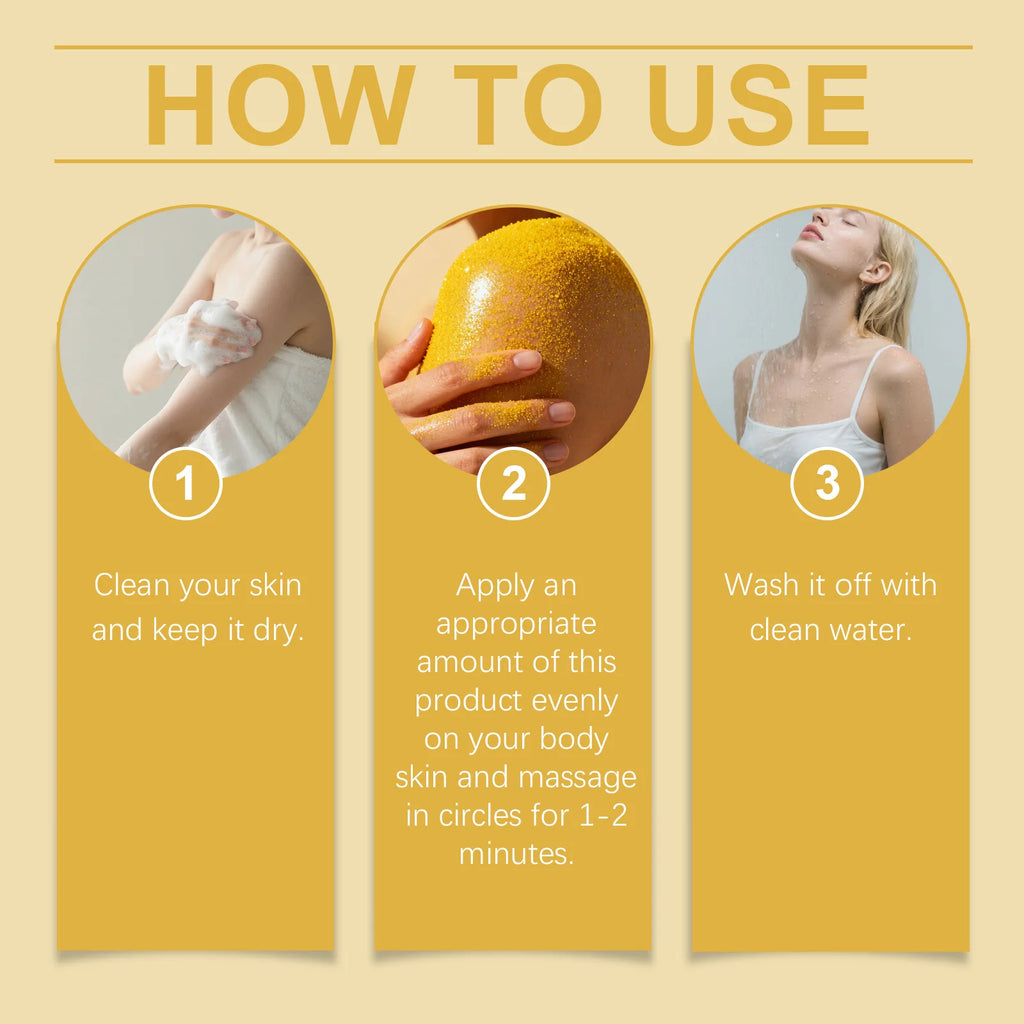Turmeric Sea Salt Body Scrub – Exfoliate, Brighten & Unclog Pores Body Exfoliating Scrub Zpaxo